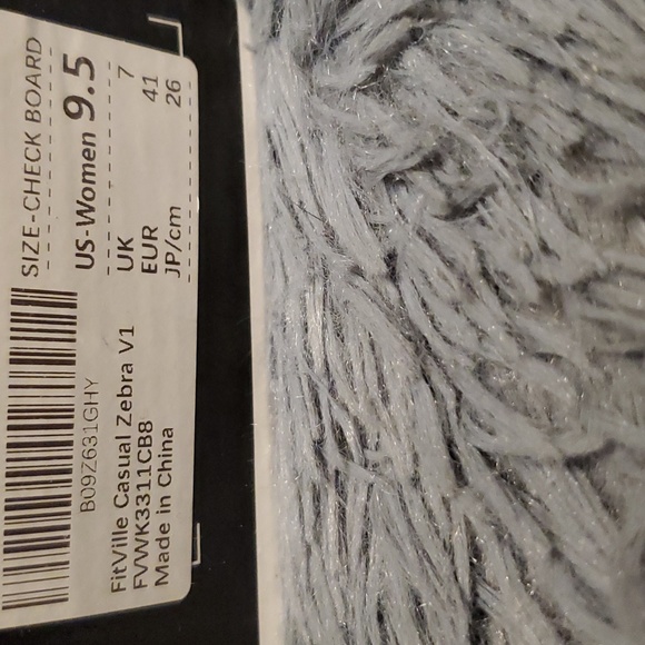 Blue black n white platform sneakers - Picture 4 of 4